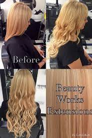 All beauty pros a partnered location aesthetician barber beauty products cosmetic surgeons dermatologists esthetician eyelash salon hair extension specialist hair salon holistic health makeup artist massage therapist medspas creative fringe by heathe. Before After Full Head Of Beauty Works Hair Extentions By Steph Blondehair Beautyworks Hairextensions Hair And Beauty Salon Beauty Works Beauty