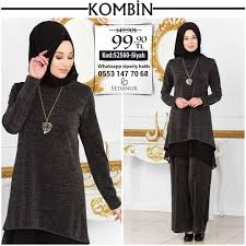 Kombin Simli Kumas Tunik Pantolon 52560 Siyah Fiyat 99 90tl Tesettur Ferace Elbise Modelleri 2019 Fashion Dresses Nun Dress