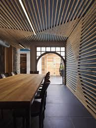Commercial wood ceilings from armstrong ceiling solutions include wood ceiling panels, planks, canopies, acoustical & custom solutions. Hn 300512 10 Wood Slat Wall Ceiling Design Wood Slat Ceiling