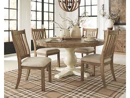 Round dining room tables sets. Ashley Grindleburg 6 Piece Round Dining Room Table Set D754 50t 50b 05 4 Portland Or Key Home