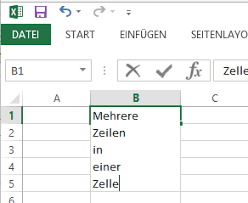 Bisweilen ist es außerdem funktional sinnvoll, einzelne zellen zu verbinden. Excel Neue Zeile In Einer Zelle Zeilenumbruch Von Hand Tippscout De