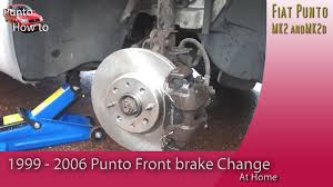 There are 284 suppliers who sells fiat front brake pad on alibaba.com, mainly located in asia. Changing Brake Discs And Pads On A Fiat Punto Mk2 Mk2b 1999 2006 Youtube