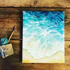 Dieses motiv hat sich auch bei mir mit dem malen weiter entwickelt und. Ein Meer Malen Mit Der Wickeltechnik Sitemap Petra Tholken