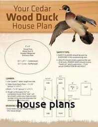 The wood duck (aix sponsa) is a colorful bird that usually nests in abandoned woodpecker holes, but will readily take to a nesting box of the correct from one 11 1/4 (28.5 cm) wide by 12 foot (3.65 meters) long board you can make one nest box. Duck House Plans Instructions Wood Duck House Wood Ducks Duck House