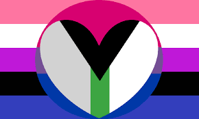 Minioze demiromantic demi romantic pride flag themed welcome party outdoor outside decorations ornament picks home house garden yard decor 3 x 5 ft jumbo large huge flag. Bisexual Demiromantic Genderfluid Combo Pride Flag Tumbex