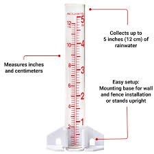 How to make a rain gauge with household items. Acurite 8 75 5 Inch Capacity Glass Rain Gauge Clear Walmart Com Walmart Com