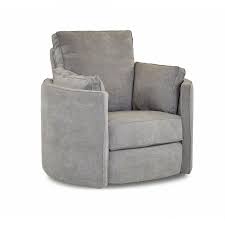 Audrina Reclining Swivel Chair Bernie Phyl S Furniture By Klaussner Furniture Industries Swivel Recliner Recliner Contemporary Recliners
