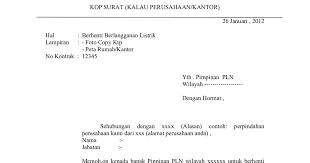 Dengan ini menyatakan bahwa rumah kami tidak berlangganan air pdam dan sambungan telepon rumah. Surat Berhenti Berlangganan Listrik Doc Google Drive