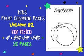 The spruce / wenjia tang take a break and have some fun with this collection of free, printable co. Kids Fruit Coloring Pages Grafico Por Let S Create Designs Creative Fabrica