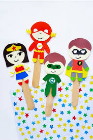 When assembled, these heroes are about 2 feet tall! Printable Superhero Puppet Craft With Video Sugar Spice And Glitter