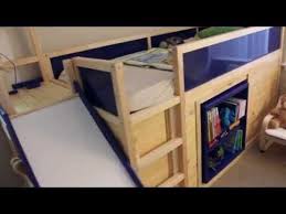 Kura Transformed Into Bed Play Structure Combo Ikea Hackers Kura Bed Ikea Bunk Bed Bed With Slide