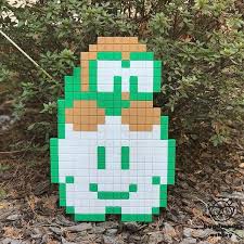 8 Bit Lakitu And Koopa Troopa Super Mario Bros Pixel Art Tutorial Handmade With Ashley Pixel Art Tutorial Pixel Art Art Tutorials