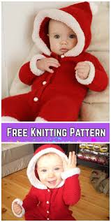Women's sweater patterns, crochet sweater patterns. Knit Baby Santa Sweater Cardigan Free Knitting Patterns