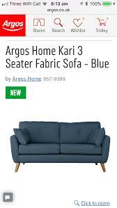Http Www Argos Co Uk Product 8579399 Blue Sofa Argos Home Fabric Sofa