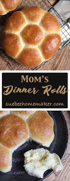 Mom S Dinner Rolls Recipe Dinner Rolls Bread Recipes Sweet Food