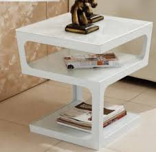 Modern Black White Corner Table Small Side Table Modern Table Contemporary Living Room Furniture