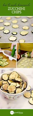 Crispy Baked Zucchini Chips Homemade Healthy Rezept Rezeptideen Lebensmittel Essen Rezepte