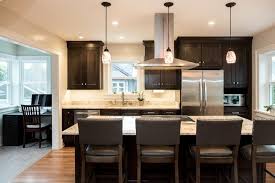 Look to choose pendants which have a slimline look so that all of the view is not blocked from each side of the island bench. The 5 Main Types Of Kitchen Island Lighting