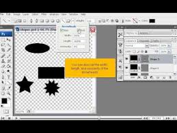 Moon phases ps brushes abr. How To Add Shapes Using The Shape Tools In Photoshop Adobe Photoshop Tutorials Youtube
