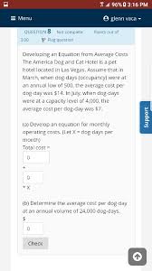 Spacious runs for your dogs. Solved 11 96 3 16 Pm Menu E Glenn Vaca Question 8 Not Chegg Com