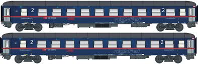 Lsmodels, le spécialiste du train miniature et du modélisme belge. Ls Models 97206dc Obb Nightjet Liegwagen Set 2 Tlg Ep 6 Menzels Lokschuppen Onlineshop