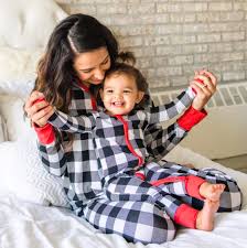 Black And White Christmas Pajamas Summer Christmas Matching Family Pajamas Short Sleeve Christmas Pajamas Matching Family Pajamas Matching Family Holiday Pajamas