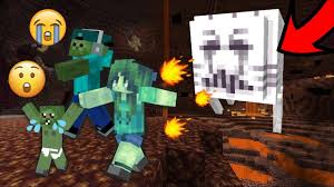 Me voy a la camita! Zombie Family Fight Off The Ghast Queen With Dangerous Portal Don T Enter Minecraft Mods Minecraft Videos