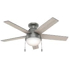Measures 42 x 42 x 7.53 inch. Hunter Fans Anslee Flushmount Ceiling Fan Ylighting Com