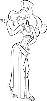 Most kids love to color disney. Hercules Girlfriend Beautiful Megara Coloring Pages Bulk Color Personagens Disney Desenhos De Personagens Da Disney Desenhos