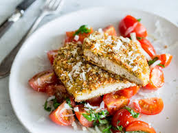 Low Carb Parmesan Schnitzel Aus Dem Ofen Rezept Rezepte Putenschnitzel Fleisch Gerichte