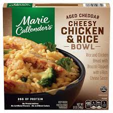 I don't follow the pkg directions for cooking. Marie Callender S Aged Cheddar Cheesy Chicken Rice Bowl Frozen Meals 12 Oz Chicken Turkey Meals Meijer Grocery Pharmacy Home More