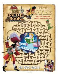 Disney Jake And The Neverland Pirates Free Printable Maze Pirate Crafts Printable Mazes Pirate Birthday
