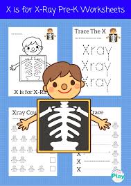 letter x worksheets for preschool kids craft play learn