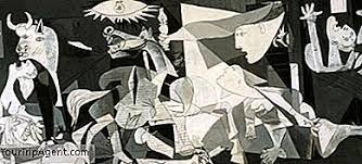 Kullanılan renk ve tonları üretimin sonucuydu; Pablo Picassos Guernica Ein Symbol Gegen Den Krieg 2021