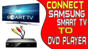 Insert one end of the hdmi cable into the hdmi in port. How To Connect Dvd Player To Samsung Smart Tv Samsung Smart Tv Connect To Dvd Player Very Easy Youtube