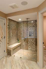 Large Shower With Custom Glass Door Large Shower Tile Shower Tile White Subway Tile Shower