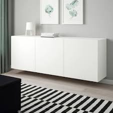 Besta Wall Mounted Cabinet Combination White Lappviken White 70 7 8x16 1 2x25 1 4 Ikea Wall Mounted Cabinet Ikea Ikea Sideboard