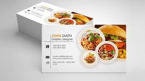 Orange food photo catering business card. Catering Business Card Design Photoshop Tutorials Youtube