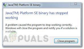 If you can't stop thinking about it, don't stop working for it. Fix Java Platform Se Binary Has Stopped Working Appuals Com