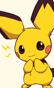 Pichu is classified as a quadruped, but it can walk easily on its hind legs. Pichu Pokemon Image 2712861 Zerochan Anime Image Board