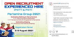 Procedure text adalah salah satu jenis teks bahasa inggris atau yang biasa disebut genre yang menunjukan sebuah proses dalam membuat atau. Lowongan Kerja Terbaru Di Pertamina Tersedia 102 Posisi Untuk Berbagai Jurusan Cek Di Sini Halaman All Kompas Com