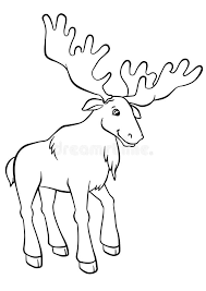 This collection includes mandalas, florals, and more. Coloring Pages Animals Cute Elk Stock Vector Illustration Of Book Education 71204993