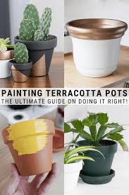 How To Paint Terracotta Pots The Best Paint For Terracotta Pots Plant Pot Diy Plant Pot Design Diy Planters Pots