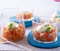 Lachstatar Mit Gurken Kaviar Und Wasabicreme Rezept Lecker Rezepte Lachstatar Lecker