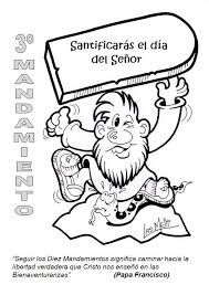Mandamiento Nº 3 Bible Study Crafts Sunday School Activities Bible For Kids