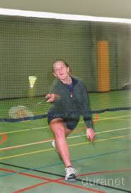 Badminton is a racquet sport played using racquets to hit a shuttlecock across a net. Badminton Netz Hortomundo