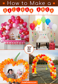 How to make balloon arch over pool. How To Make A Balloon Arch 32 Diys Guide Patterns