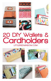 20 Diy Wallets And Cardholders Little Red Window