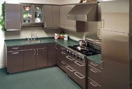 stainless steel kitchen cabinets