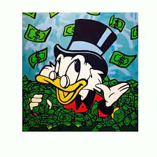 The ensemble dark horse of the classic disney shorts, donald fauntleroy duck is one of history's most famous cartoon characters. Money Art Donald Duck Oil Painting Pop Art Canvas Painting For Club Shop Decoration Buy Pop Art Canvas Wall Art Painting Canvas Cartoon Oil Painting For Kids Room Hand Painted Pop Art Painting